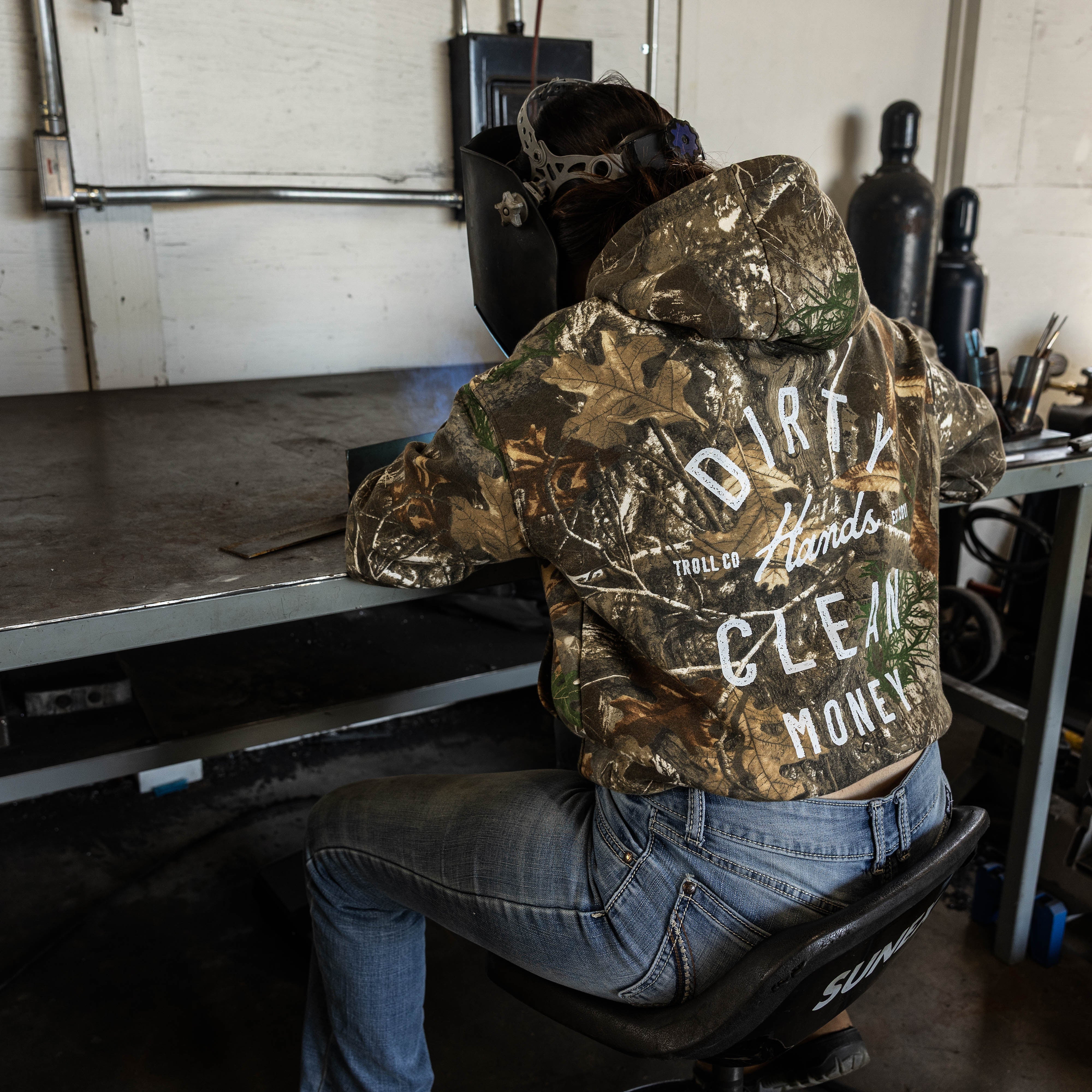 Women's DHCM Juno RealTree Hoodie | Color: Edge