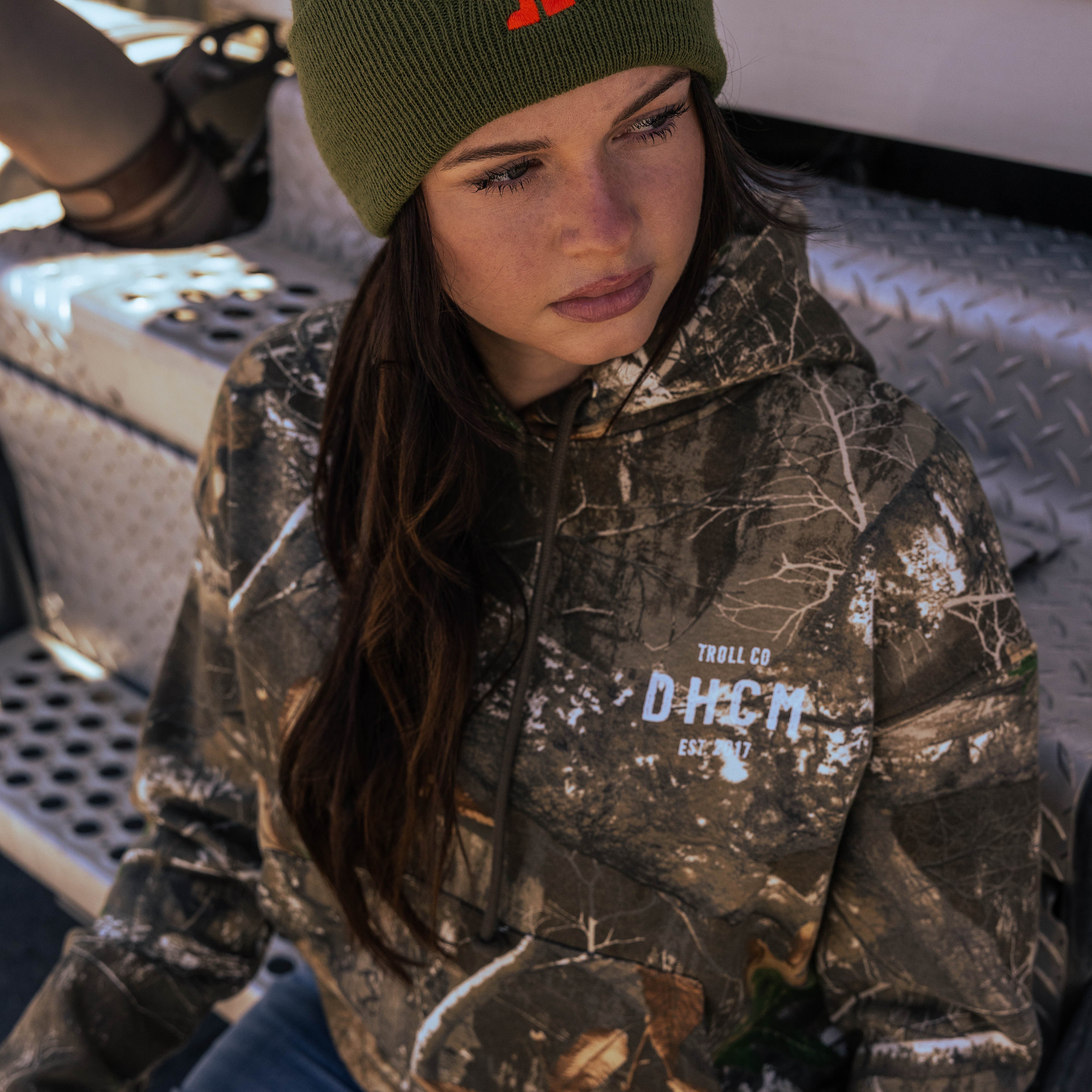Women's DHCM Juno RealTree Hoodie | Color: Edge