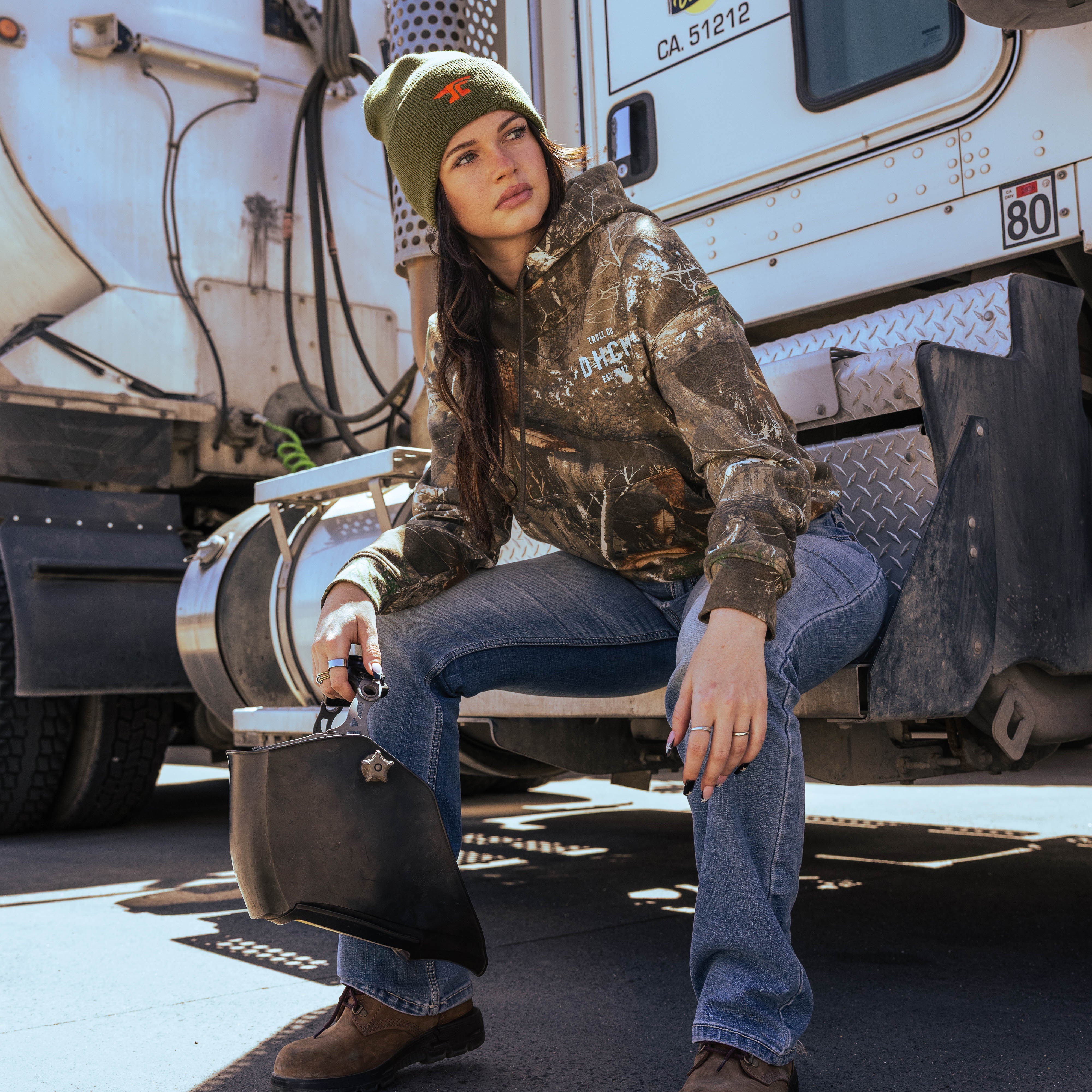 Women's DHCM Juno RealTree Hoodie | Color: Edge