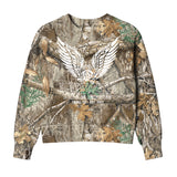 Women's DHCM Grounded RealTree Crewneck - Color: Edge