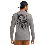 Men's Pay Me Long Sleeve | Color: Medium Heather Gray