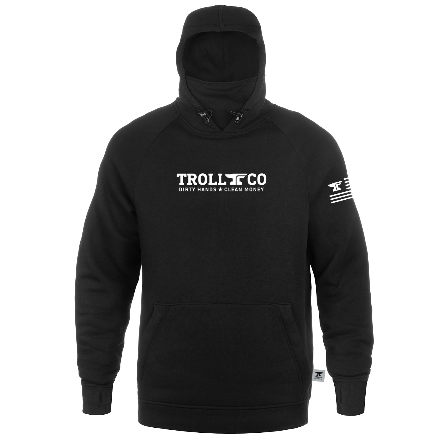 Men's Anvil Locked Star Torrid Hoodie - Color: Black