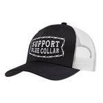 SBC Barbed Curved Brim Trucker | Color: Black