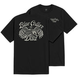 Men's Blue Collar Dad Eagle T-Shirt - Color: Black