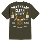 Men's DHCM Firebolt T-Shirt | Color: Military Green