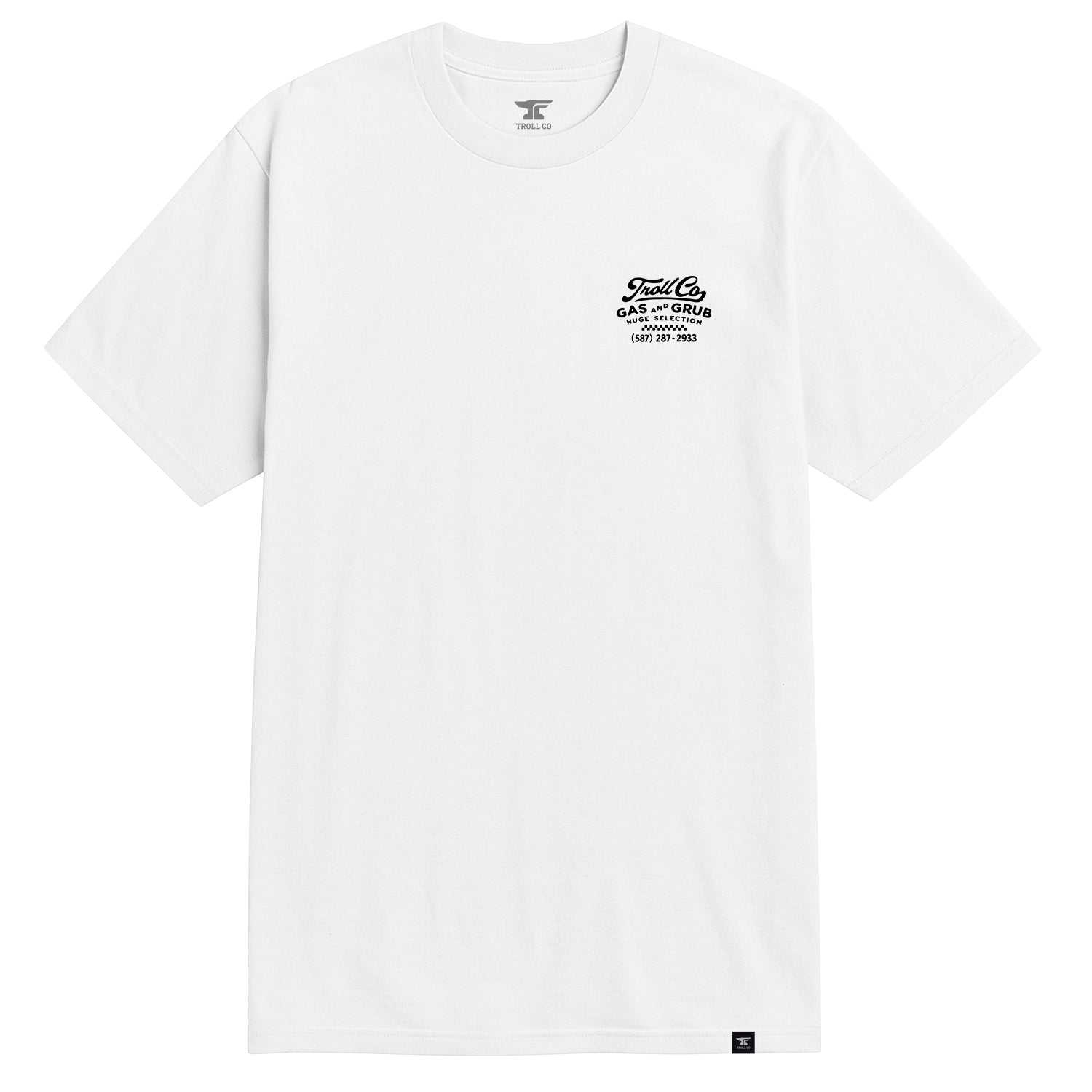 Men's Gas and Grub T-Shirt | Color: White
