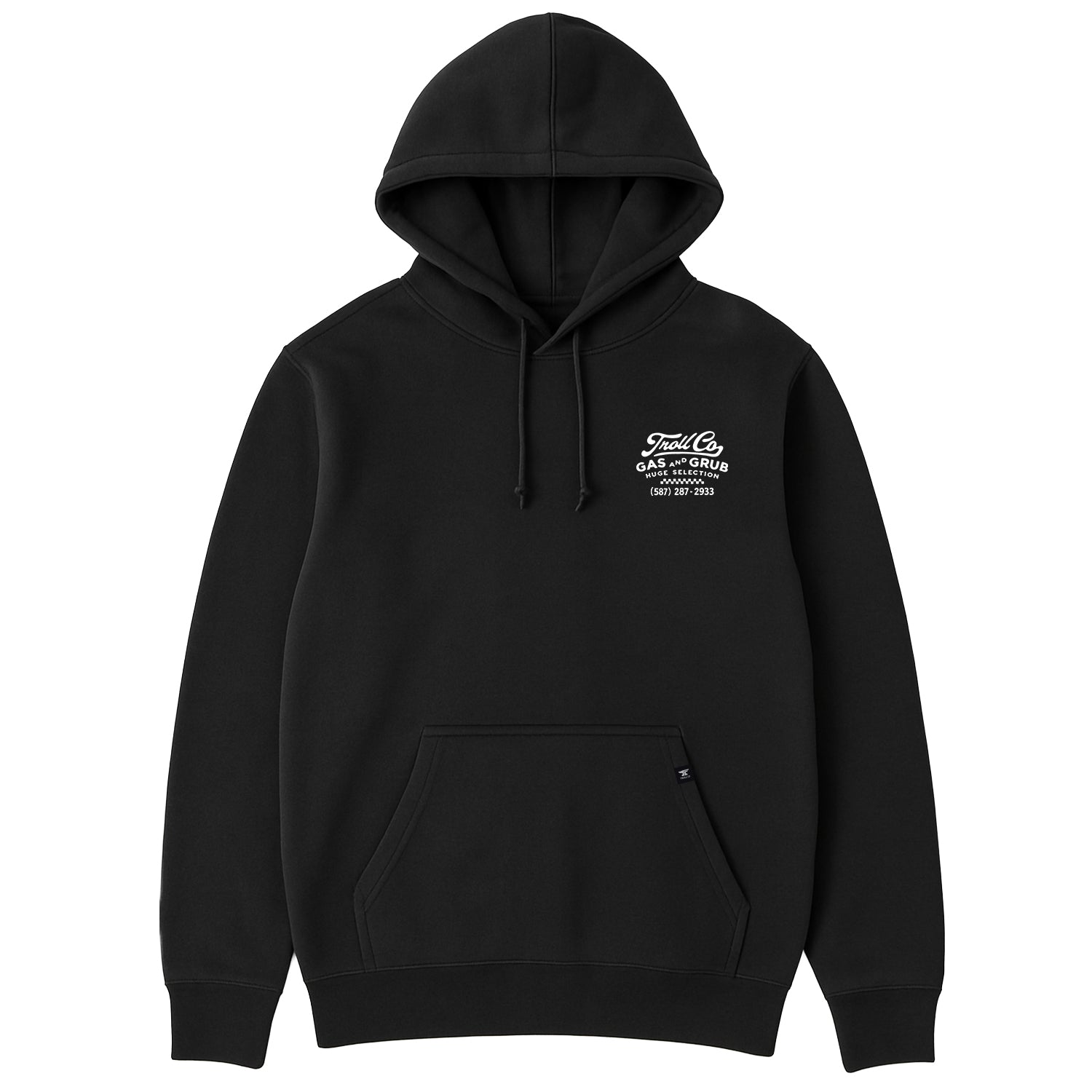 Men's Gas and Grub Hoodie | Color: Black