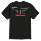Men's Anvil Scripted T-Shirt | Color: Black
