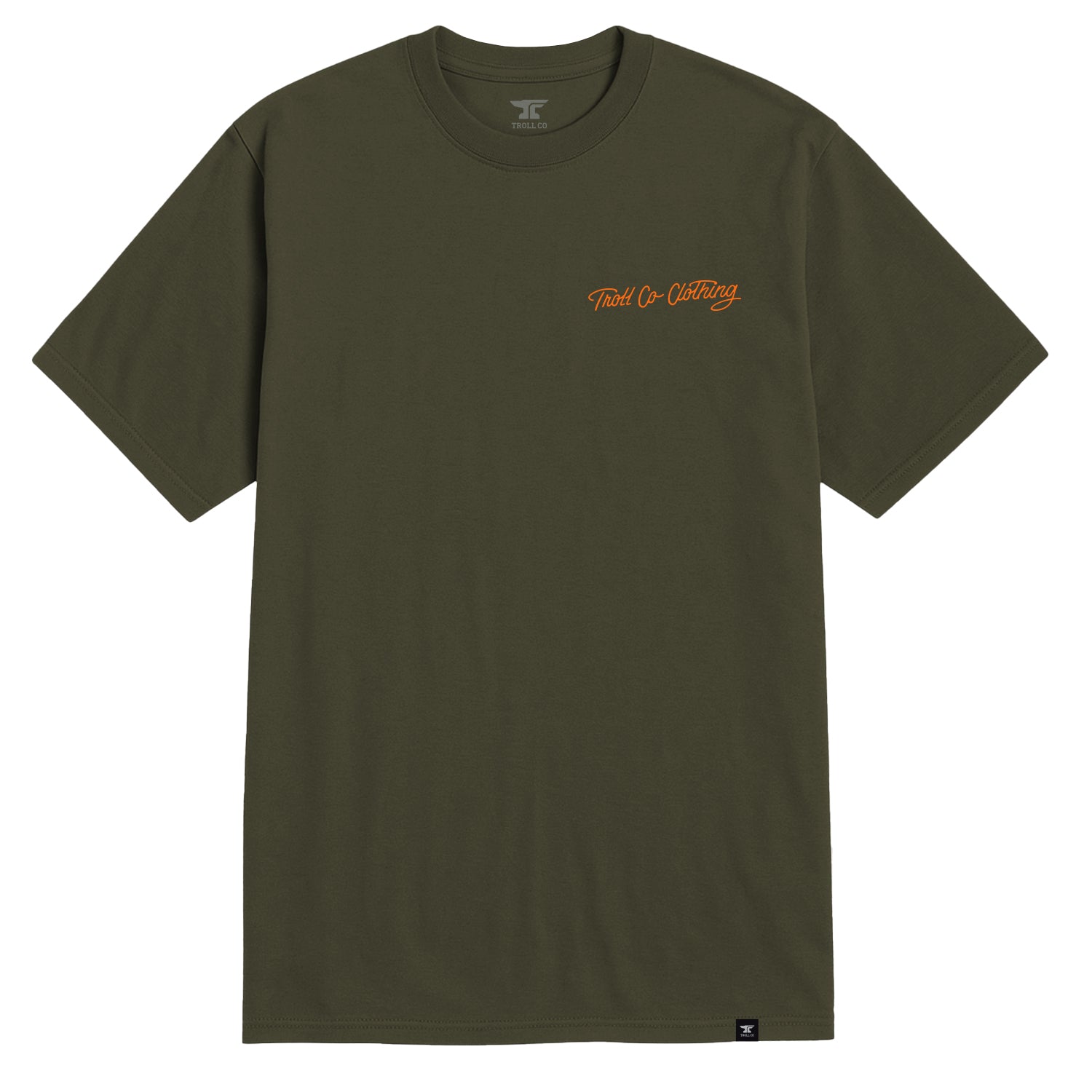 Men's Anvil Scripted T-Shirt | Color: Military Green