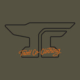 Men's Anvil Scripted T-Shirt | Color: Military Green