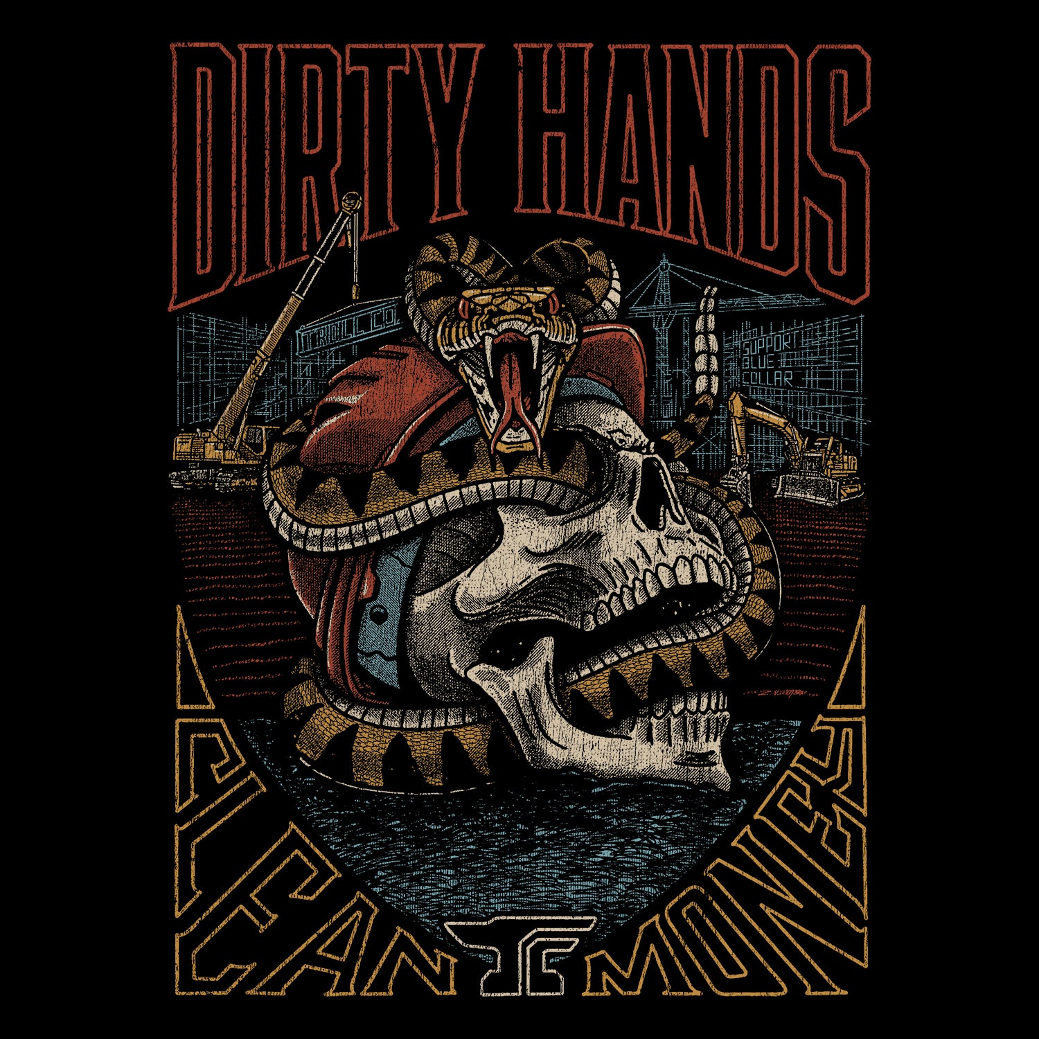 Men's DHCM Rattled T-Shirt | Color: Black