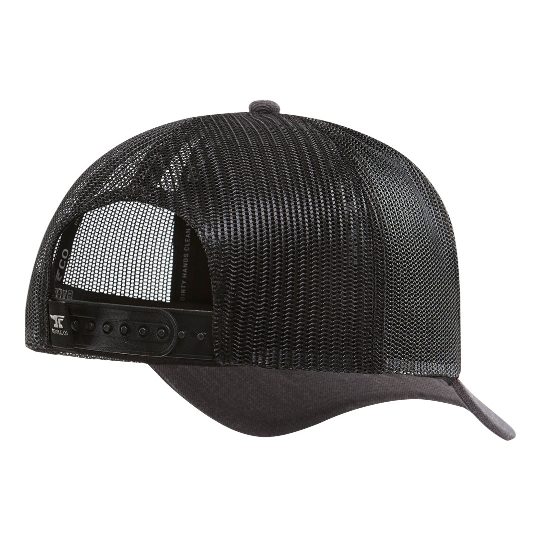 SBC Wrench Curved Brim Trucker Hat | Color: Dark Heather
