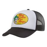 BC Pro Shops Foam Trucker Hat | Color: Black White Black
