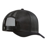 I Anvil Blue Collar Curved Brim Trucker Hat | Color: Black