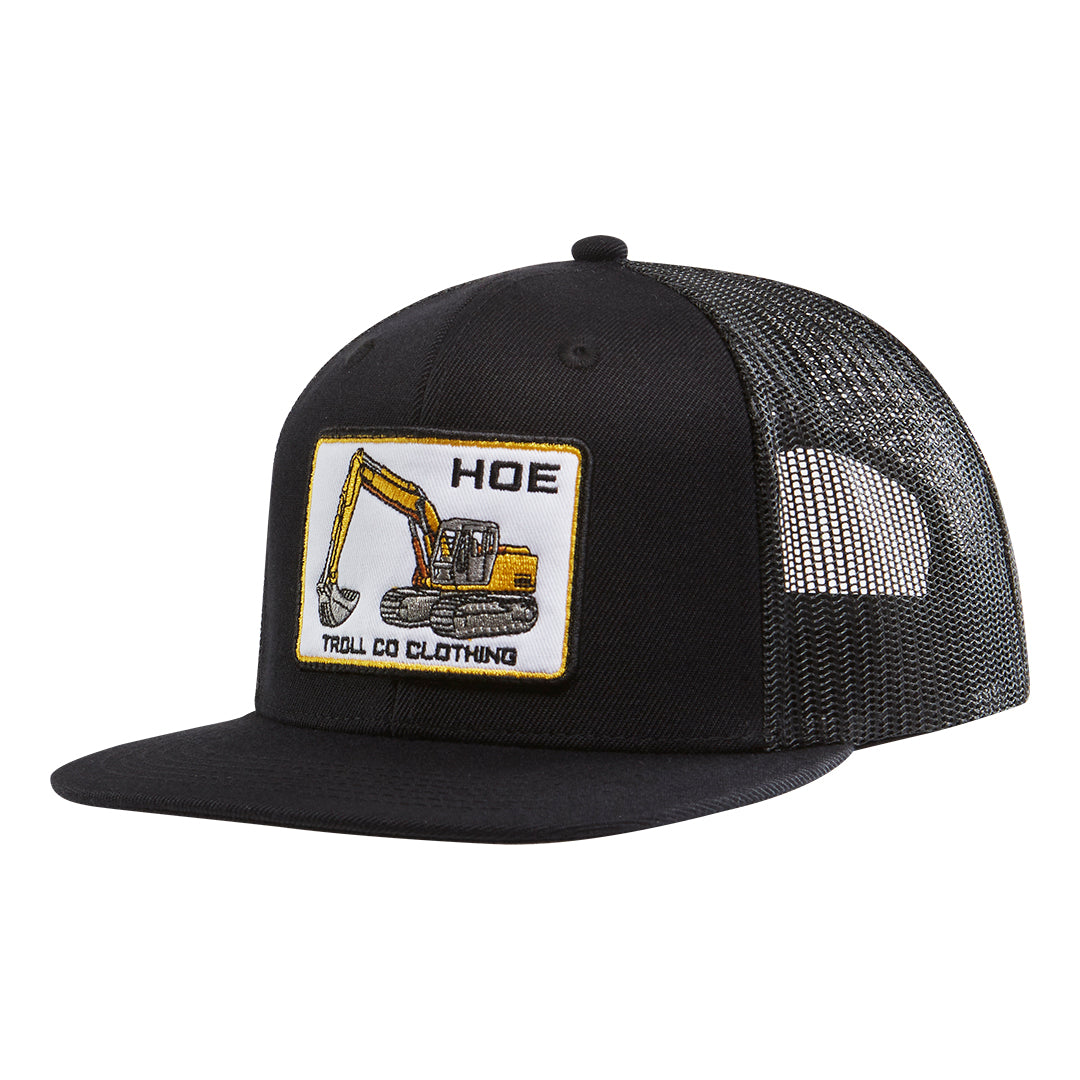 Hoe Trucker Hat - Color: Black