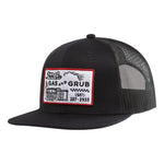 Gas and Grub Trucker Hat | Color: Black