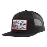 Gas and Grub Trucker Hat | Color: Black