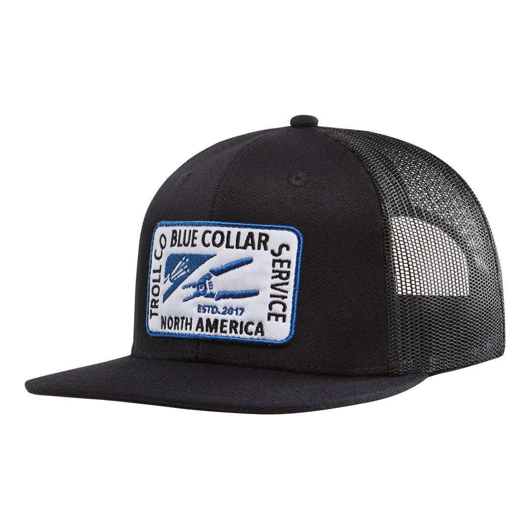 BC SVC Electrican Flay Brim Trucker Hat | Color: Black