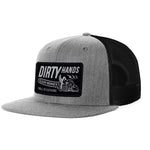DHCM Chainsaw Trucker Hat | Color: Gray Heather Black