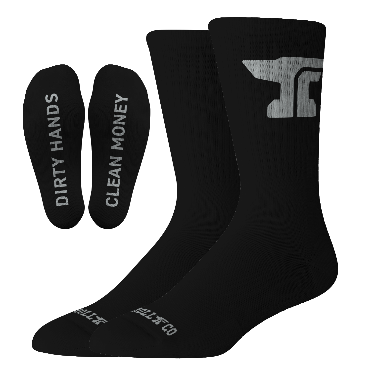 DHCM Forged Crew Sock Anvil 3 Pack | Color: Black/White/Military Green