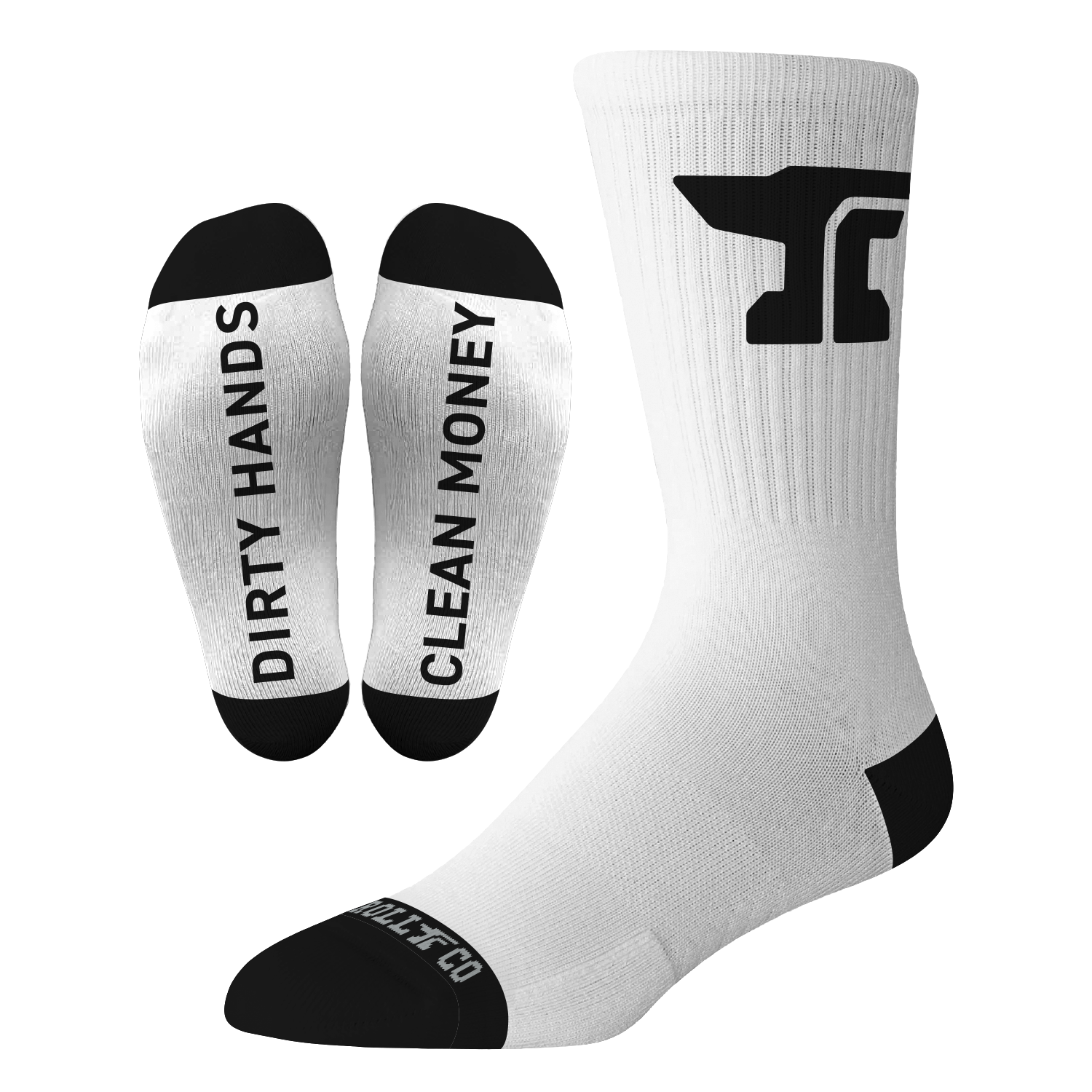 DHCM Forged Crew Sock Anvil 3 Pack | Color: Black/White/Military Green