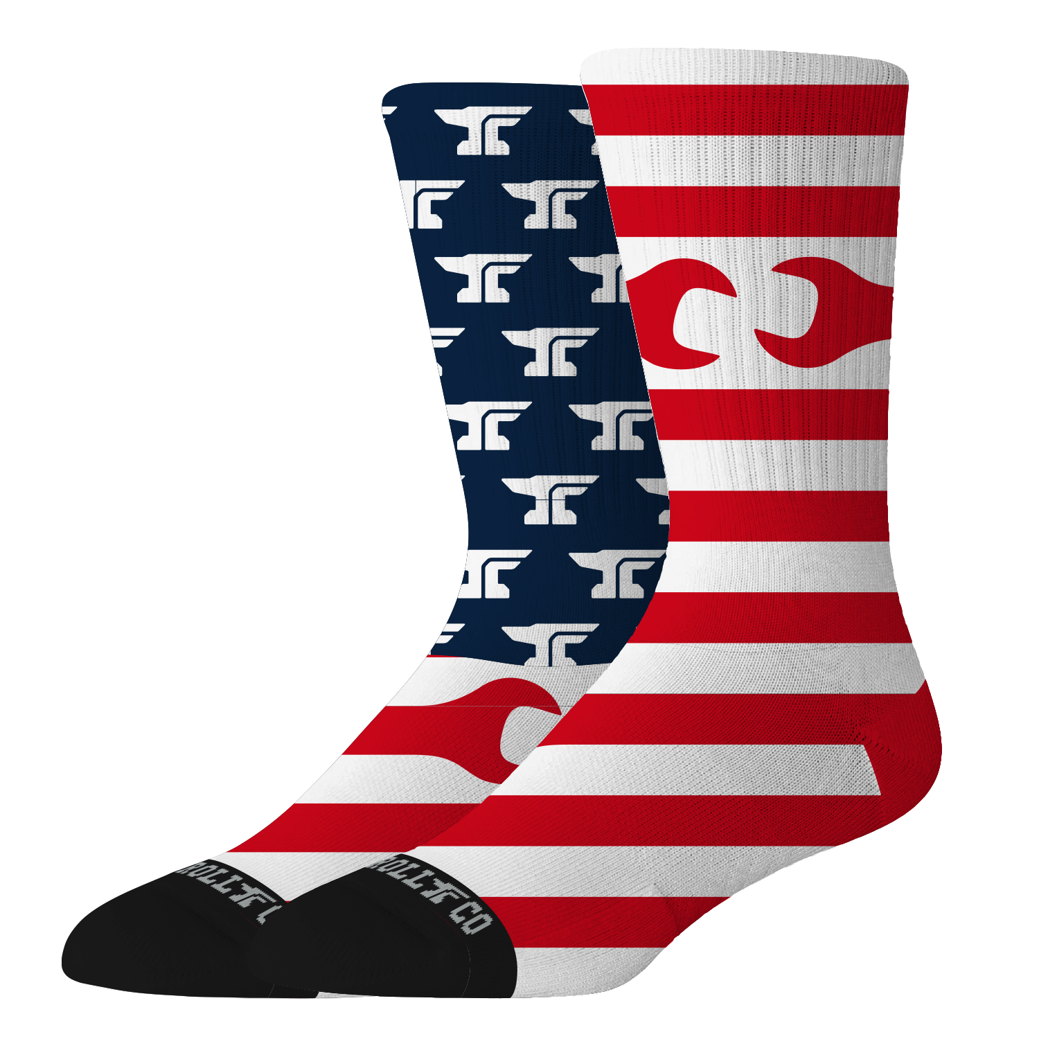 Forged Crew Sock Anvil Flagship - Color: Red