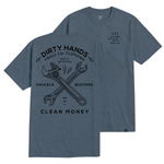 Men's DHCM Twisting Wrenches T-Shirt - Color: Slate Blue Heather
