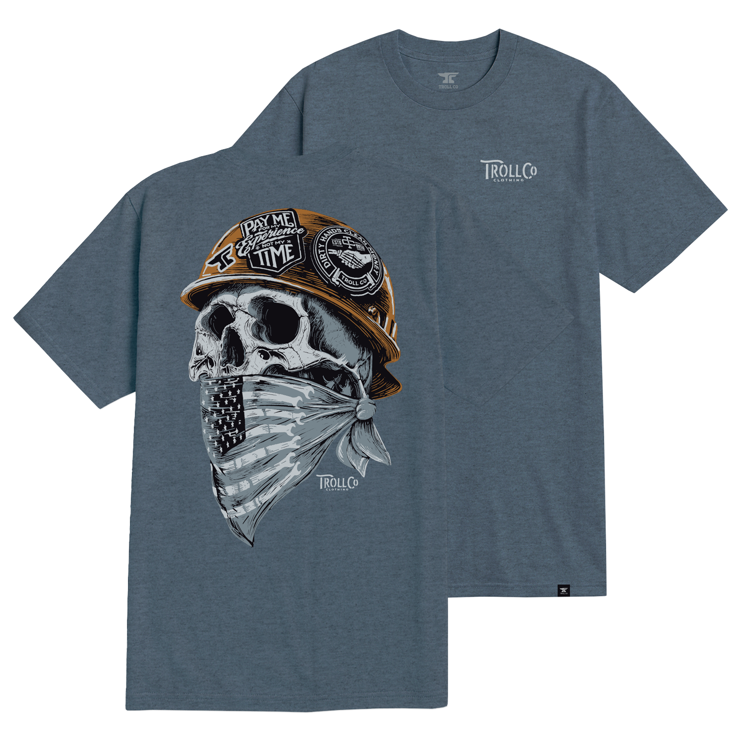 Men's Headstrong T-Shirt - Color: Slate Blue Heather