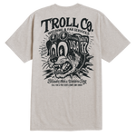 Men's Welders Dog USA T-Shirt - Color: Sand Heather
