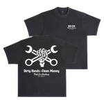 Men's DHCM Clutch Heavyweight Pigment Dye T-Shirt - Color: Black