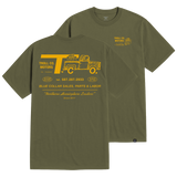 Men's TCO Motors T-Shirt - Color: Military Green
