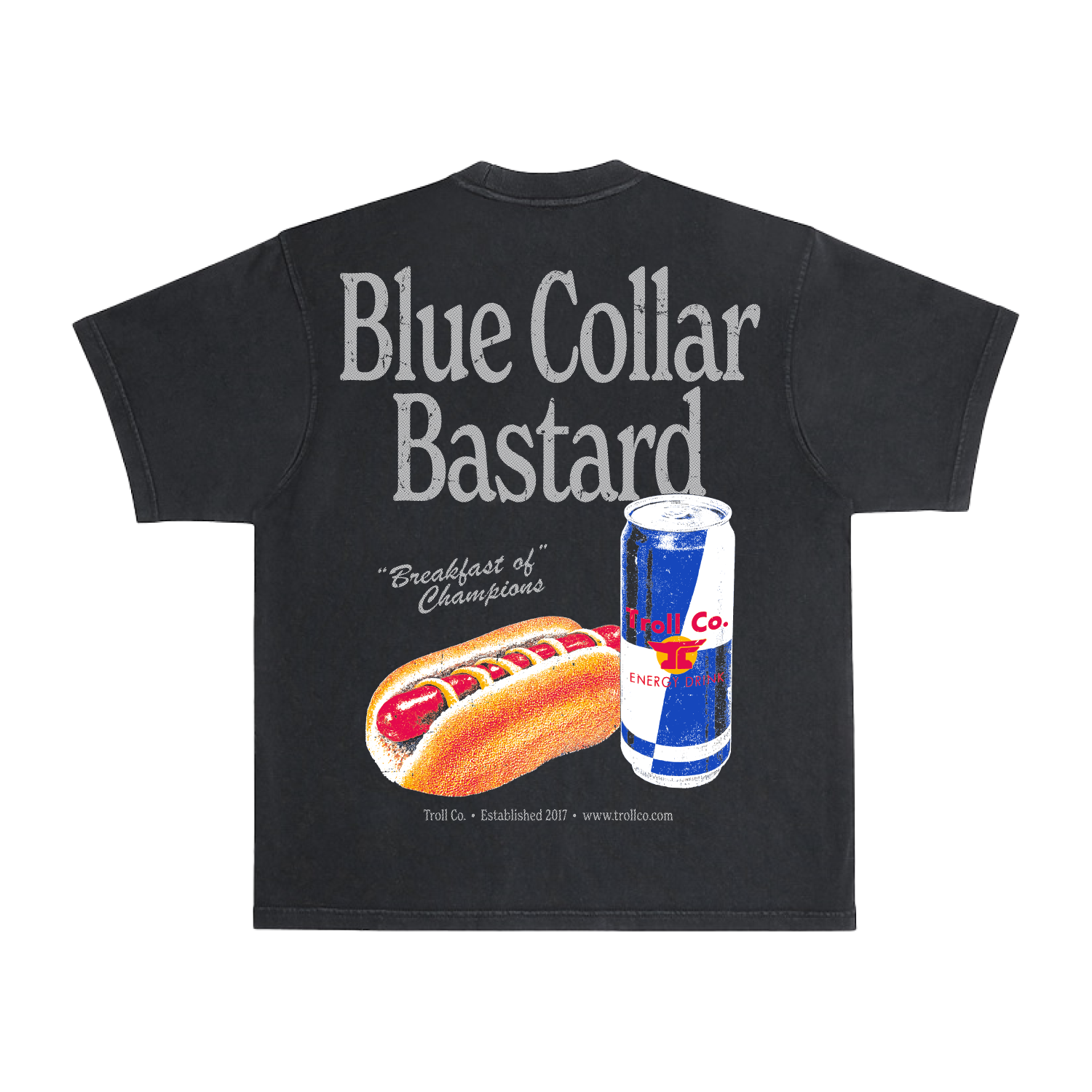Men's BCB Breakfast Heavyweight Pigment Dye T-Shirt - Color: Black