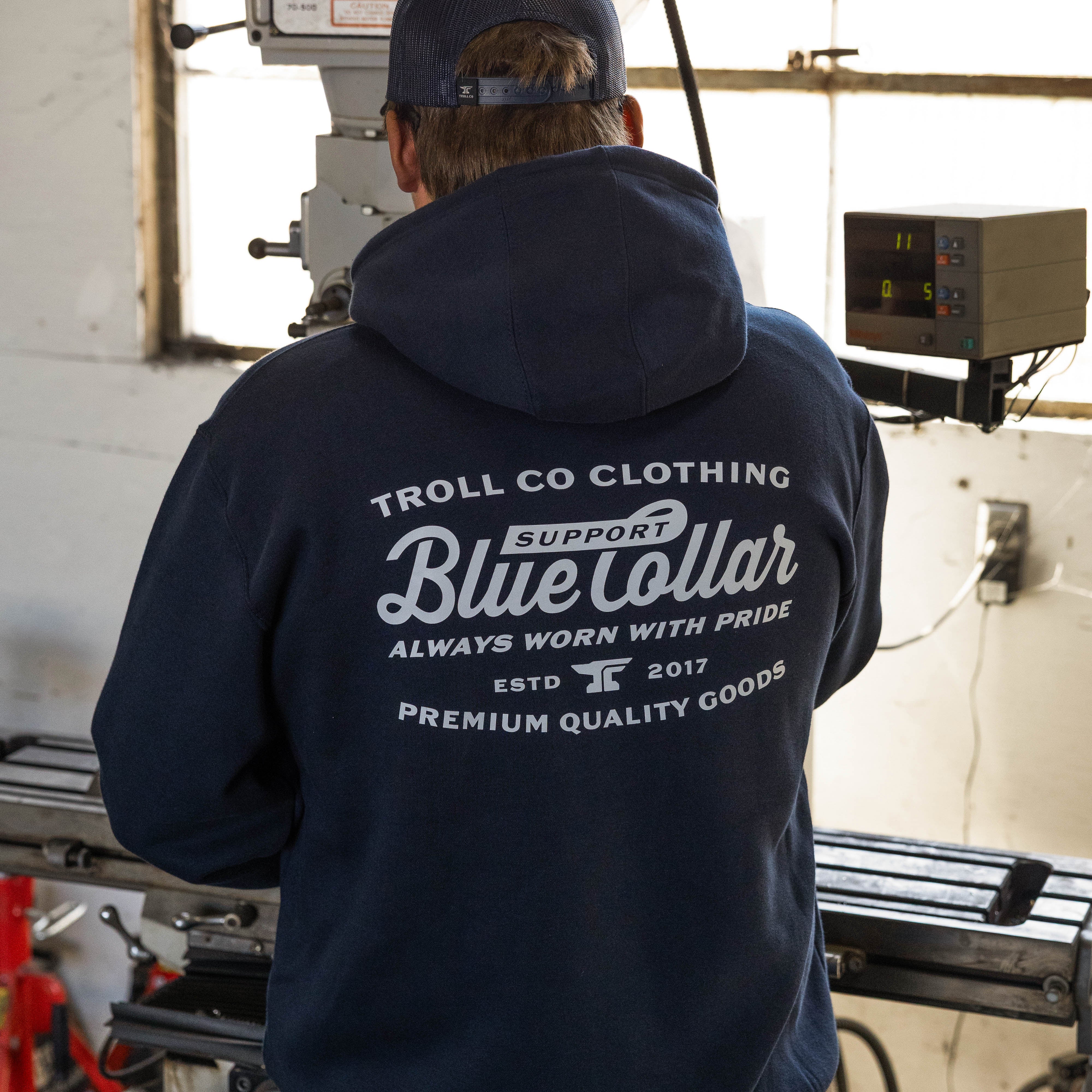 Men's SBC Worn Proud Hoodie | Color: Navy