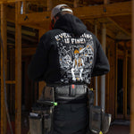Men's EIF Jobsite Hoodie | Color: Black