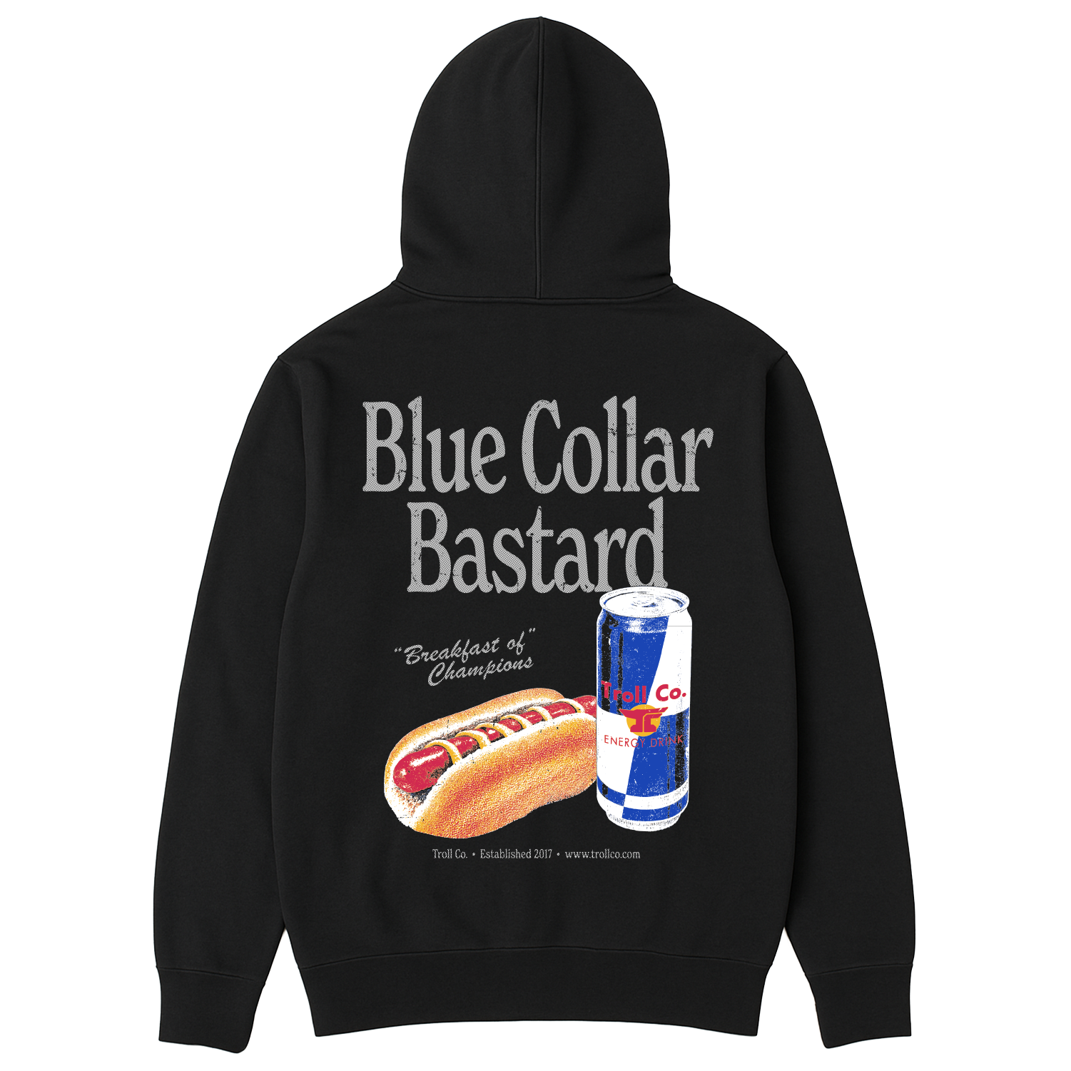 Men's BCB Breakfast Hoodie - Color: Black