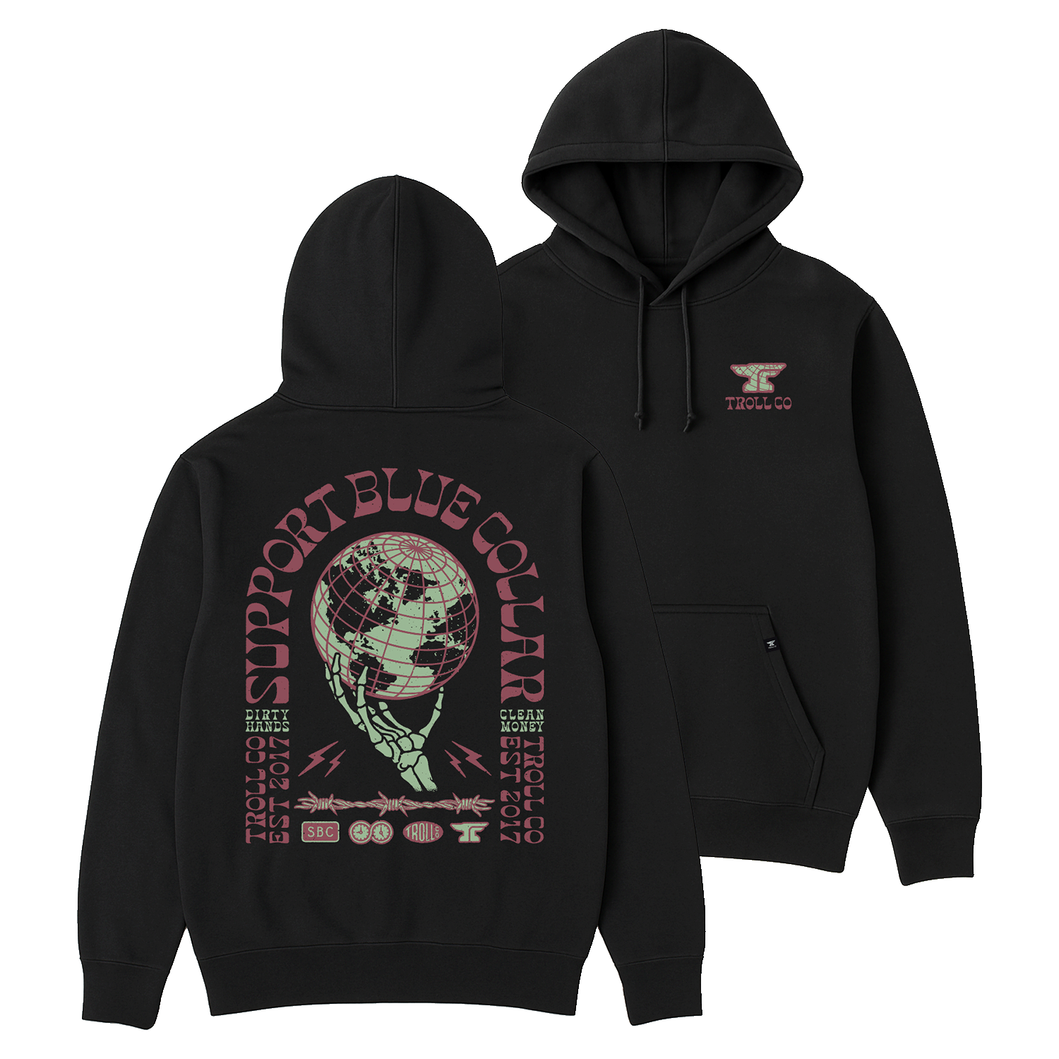 Men's SBC Global Hoodie - Color: Black