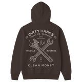Men's DHCM Twisting Wrenches Hoodie - Color: Brown