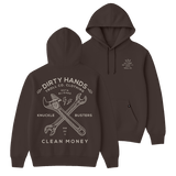 Men's DHCM Twisting Wrenches Hoodie - Color: Brown