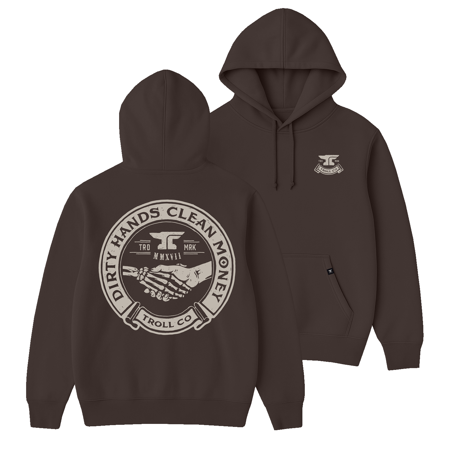 Men's DHCM Haggler Hoodie - Color: Brown