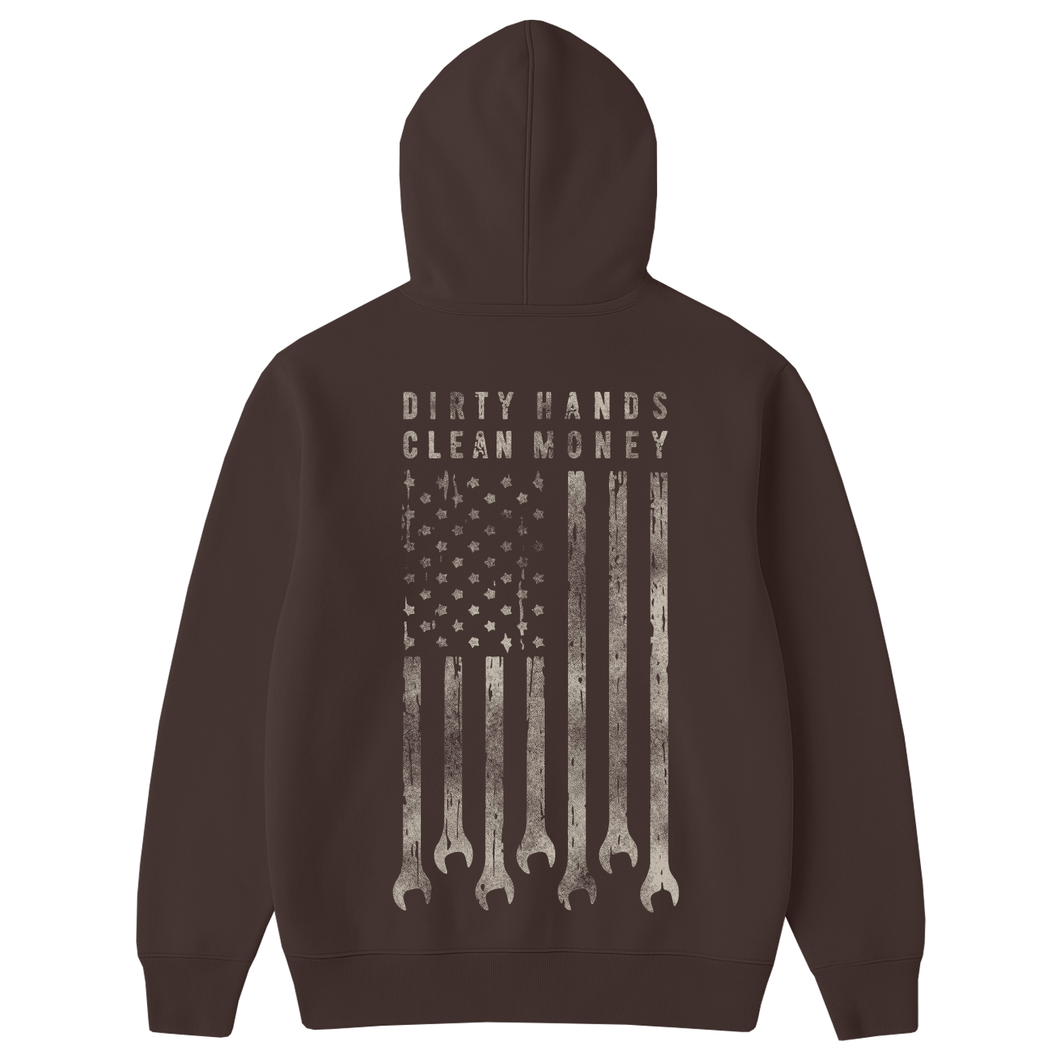 Men's DHCM Flagship Hoodie - Color: Brown Heather