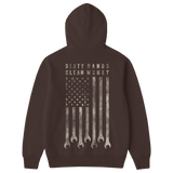 Men's DHCM Flagship Hoodie - Color: Brown Heather