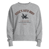 Women's Rosie's Auto Body Crew - Color: Gray Heather