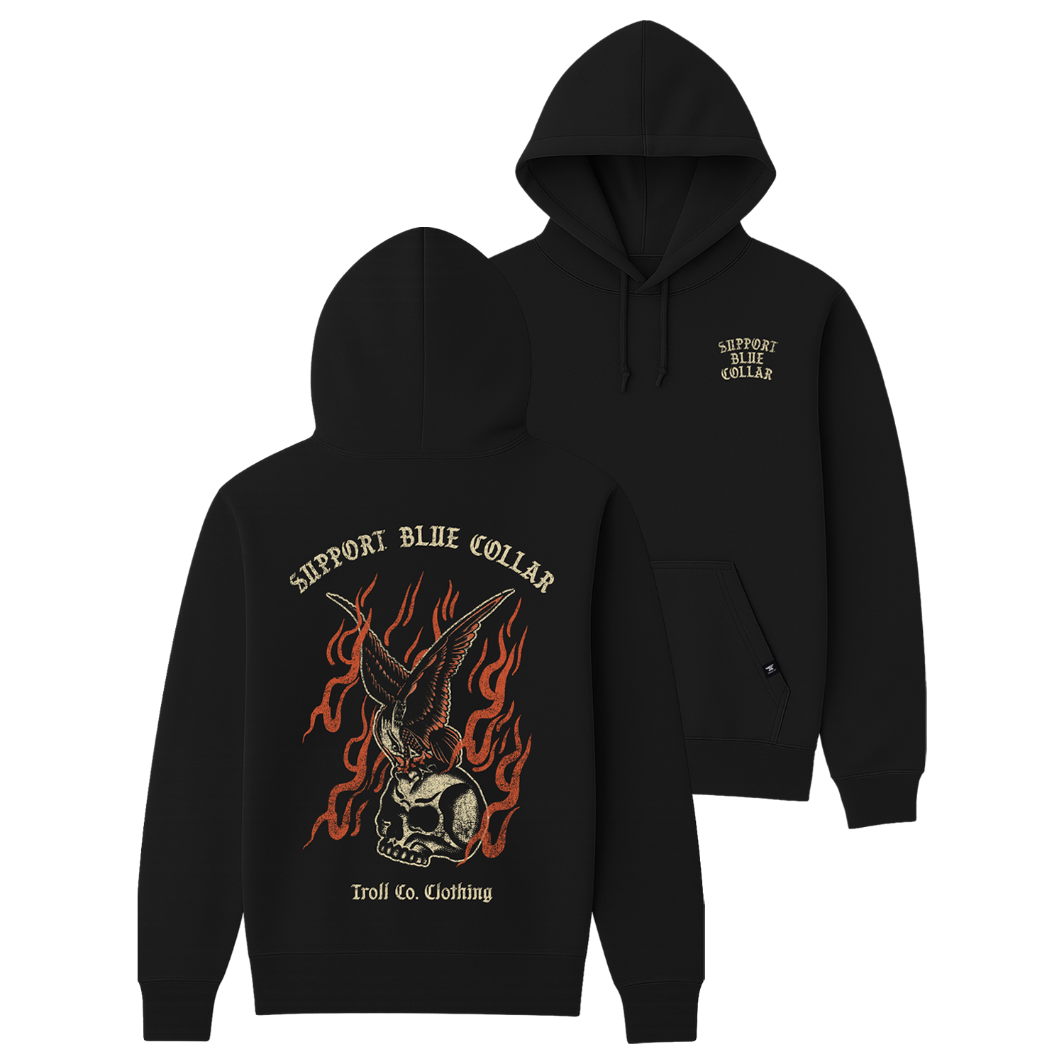 Women's BC Burning Hoodie - Color: Black
