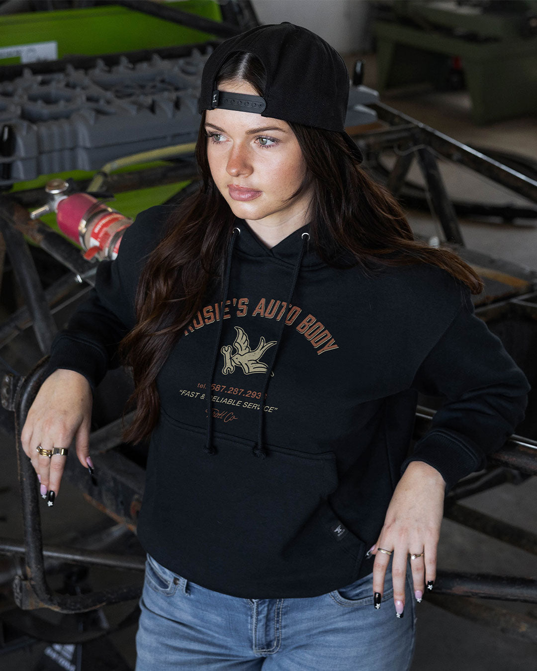 SBC Sparrow Curved Brim Trucker | Color: Black
