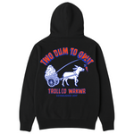 Men's Two Dum Hoodie - Color: Black