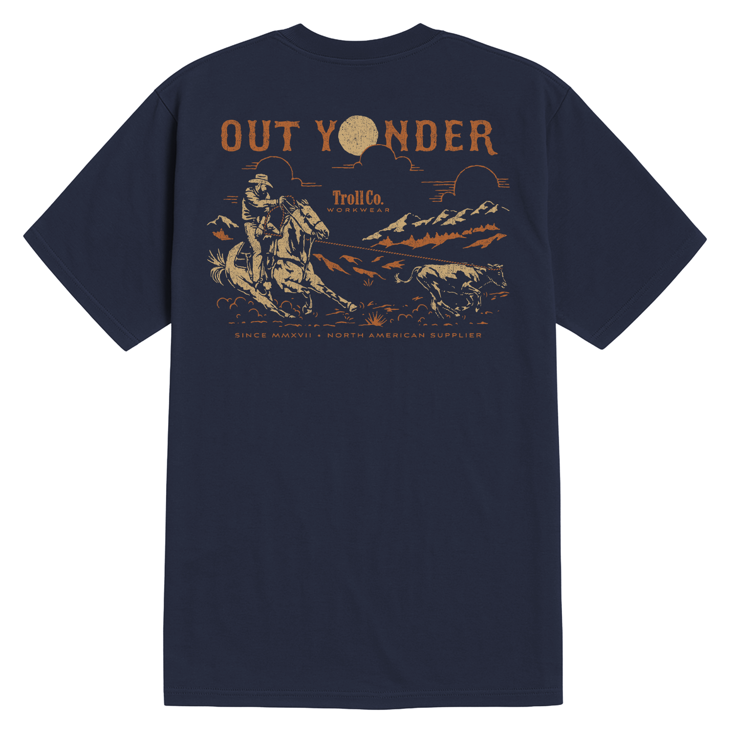 Men's Out Yonder T-Shirt - Color: Navy