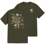 Men's Days Off Lodge T-Shirt | Color: Military Green