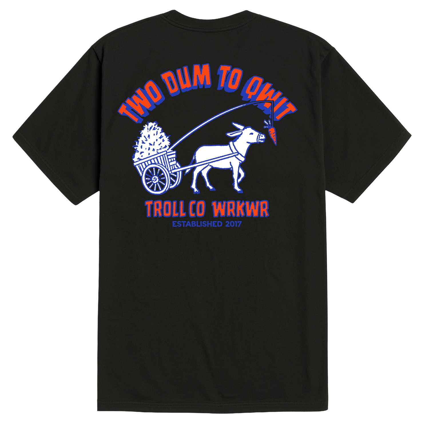 Men's Two Dum T-Shirt - Color: Black
