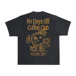 Men's Coffee Day Heavyweight Pigment Dye T-Shirt - Color: Black