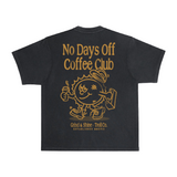 Men's Coffee Day Heavyweight Pigment Dye T-Shirt - Color: Black